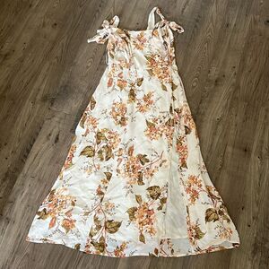 Reformation twilight floral midi dress